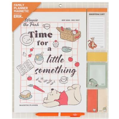 Grupo Erik Magnetic Calendar For Fridge 2027 Disney Winnie the Pooh Gifts Family Planner Calendar 2027 with Stickers, Pen, Shopping List, Sticky Notes Magnetic Planner 16 Months Sep 26 Dec 27 Grupo Erik Magnetic Calendar For Fridge 2027 Disney Winnie the Pooh Gifts Family Planner Calendar 2027 with Stickers, Pen, Shopping List, Sticky Notes Magnetic Planner 16 Months Sep 26 Dec 27