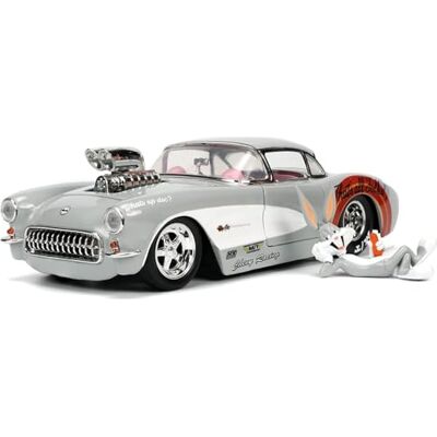Jada Toys Looney Tunes 1967 Chevy Corvette 1:24, flerfärgad, 253255041 Jada Toys Looney Tunes 1967 Chevy Corvette 1:24, flerfärgad, 253255041