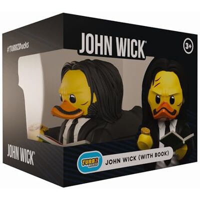 TUBBZ Boxed Edition: John Wick Cosplaying Rubber Duck Vinylfigur Officiellt samlarobjekt för fans av John Wick TUBBZ Boxed Edition: John Wick Cosplaying Rubber Duck Vinylfigur Officiellt samlarobjekt för fans av John Wick