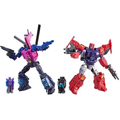 Hasbro Transformers Wreck 'n Doom Collection Topspin vs Spinister, 2-pack med omvandlingsbara actionfigurer Hasbro Transformers Wreck 'n Doom Collection Topspin vs Spinister, 2-pack med omvandlingsbara actionfigurer