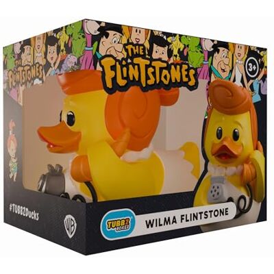 TUBBZ Boxed Edition: Flintstones – Wilma Flintstone cosplay gummianka vinylfigur – officiellt samlarobjekt för fans av flintstenar TUBBZ Boxed Edition: Flintstones – Wilma Flintstone cosplay gummianka vinylfigur – officiellt samlarobjekt för fans av flintstenar