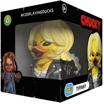 TUBBZ Boxad Utgåva: Skräck Tiffany Bride of Chucky Som Cosplayande Badanka i Vinyl TUBBZ Boxad Utgåva: Skräck Tiffany Bride of Chucky Som Cosplayande Badanka i Vinyl
