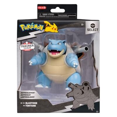Pokémon Battle Figure Select PKW4930-6" Articulated Figure Blastoise Official Pokemon Action Figure 4+ Pokémon Battle Figure Select PKW4930-6" Articulated Figure Blastoise Official Pokemon Action Figure 4+
