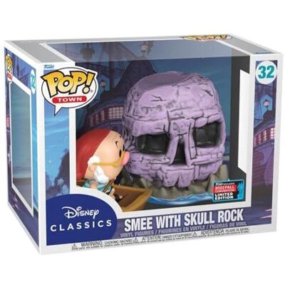 Funko Disney Peter Pan Pop! Town Vinyl figur dödskalle rock w/SMEE 9 cm Funko Disney Peter Pan Pop! Town Vinyl figur dödskalle rock w/SMEE 9 cm