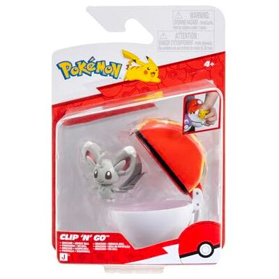 Pokémon PKW4606 – Clip and Go Pokéball – Picochilla och Reball, officiell pokéball med rörlig 5 cm figur Pokémon PKW4606 – Clip and Go Pokéball – Picochilla och Reball, officiell pokéball med rörlig 5 cm figur