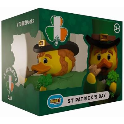 TUBBZ Boxed Edition: St Patrick's Day Leprechaun Cosplaying Gummianka Vinylfigur Officiellt samlarobjekt för fans av St Patrick's Day TUBBZ Boxed Edition: St Patrick's Day Leprechaun Cosplaying Gummianka Vinylfigur Officiellt samlarobjekt för fans av St Patrick's Day