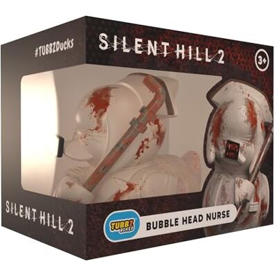 TUBBZ Boxed Edition: Silent Hill Bubble Head Nurse Cosplaying Gummianka Vinylfigur Officiellt samlarobjekt för fans av Silent Hill TUBBZ Boxed Edition: Silent Hill Bubble Head Nurse Cosplaying Gummianka Vinylfigur Officiellt samlarobjekt för fans av Silent Hill