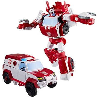 Transformers Age of the Primes Autobot Ratchet, omvandlingsbar Deluxe Class-actionfigur på 14,5 cm, robotleksaker för barn från 8 år Transformers Age of the Primes Autobot Ratchet, omvandlingsbar Deluxe Class-actionfigur på 14,5 cm, robotleksaker för barn från 8 år