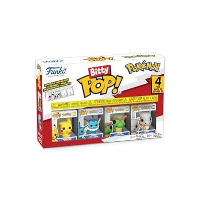 Funko Bitty Pop! Pokemon Pikachu 4 paket en överraskande mystisk minifigur 2,2 cm samlarbar stapelbar hylla ingår Funko Bitty Pop! Pokemon Pikachu 4 paket en överraskande mystisk minifigur 2,2 cm samlarbar stapelbar hylla ingår
