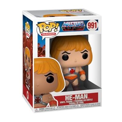 Funko POP! Animation: Masters Of the Universe-He-Man Vinylfigur för samlare Presentidé Officiell Merchandise Leksaker för barn & vuxna TV-fans Modellfigur för samlare och utställning Funko POP! Animation: Masters Of the Universe-He-Man Vinylfigur för samlare Presentidé Officiell Merchandise Leksaker för barn & vuxna TV-fans Modellfigur för samlare och utställning