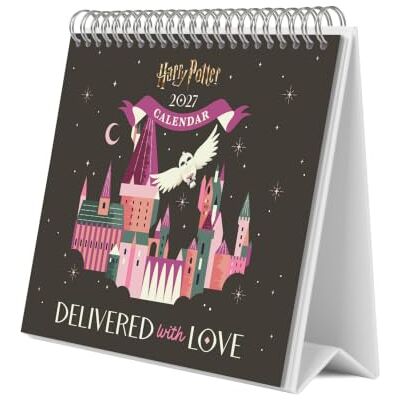 Grupo Erik Harry Potter Desk Calendar 2027 UK Gifts, Merchandise Official Harry Potter Calendar 2027 12 Month Desktop Calendar 2027 Month to View, Weekly Desk Planner Harry Potter Merch Grupo Erik Harry Potter Desk Calendar 2027 UK Gifts, Merchandise Official Harry Potter Calendar 2027 12 Month Desktop Calendar 2027 Month to View, Weekly Desk Planner Harry Potter Merch