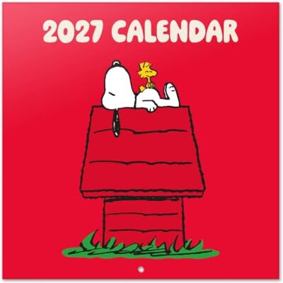 Grupo Erik Peanuts Snoopy Wall Calendar 2027 UK Gifts, Merchandise Official Snoopy Calendar 2027 Square Wall Planner Month to View, Family Calendar 2027 UK Woodstock & Snoopy Merch Grupo Erik Peanuts Snoopy Wall Calendar 2027 UK Gifts, Merchandise Official Snoopy Calendar 2027 Square Wall Planner Month to View, Family Calendar 2027 UK Woodstock & Snoopy Merch