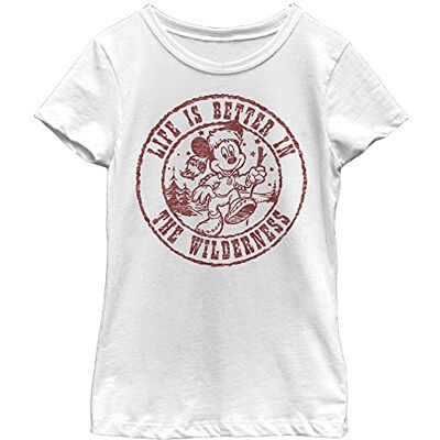 Disney -karaktärer natur Musse Pigg t-shirt för flickor, vit, XS Disney -karaktärer natur Musse Pigg t-shirt för flickor, vit, XS