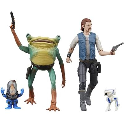 Hasbro Star Wars Black Series Cal Kestis, Turgle och Skoova Stev, Star Wars Jedi: Survivor-samlarfigurer på 15 cm Hasbro Star Wars Black Series Cal Kestis, Turgle och Skoova Stev, Star Wars Jedi: Survivor-samlarfigurer på 15 cm