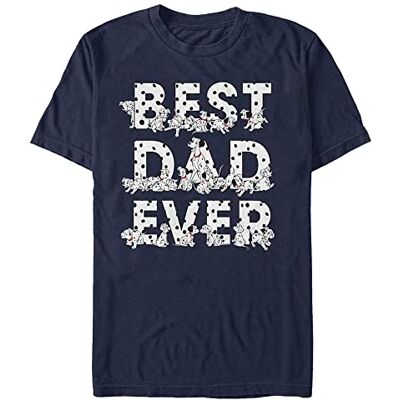 Disney Classics Unisex 101 Dalmatians-Pongo Best Dad Ever ekologisk kortärmad t-shirt, marinblå, L, marinblå, L Disney Classics Unisex 101 Dalmatians-Pongo Best Dad Ever ekologisk kortärmad t-shirt, marinblå, L, marinblå, L