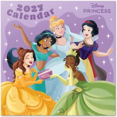Grupo Erik Disney Princess Wall Calendar 2027 UK Gifts, Merchandise Official Disney Princess Calendar 2027 Square Wall Planner Month to View, Family Calendar 2027 UK Disney Merch Grupo Erik Disney Princess Wall Calendar 2027 UK Gifts, Merchandise Official Disney Princess Calendar 2027 Square Wall Planner Month to View, Family Calendar 2027 UK Disney Merch