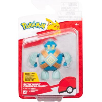 Pokémon PKW4537-5cm Battle Figure Golett Compatible with Pokemon Clip N´Go Pokémon PKW4537-5cm Battle Figure Golett Compatible with Pokemon Clip N´Go