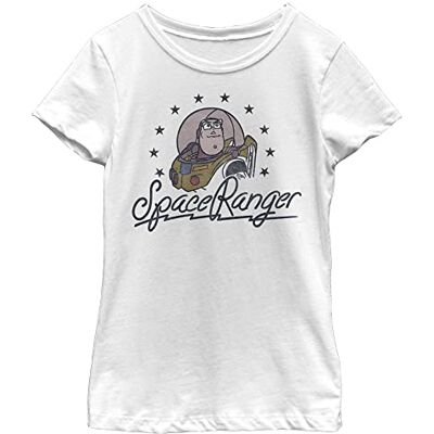 Disney Ranger_Stars T-shirt, Vit, XS för Flickor, Vit, XS Disney Ranger_Stars T-shirt, Vit, XS för Flickor, Vit, XS