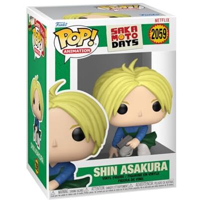 Funko Pop! Animation Sakamoto Days Shin Asakura Samling Vinylfigur Presentidé Officiell Merchandising Leksaker för Barn Och Vuxna Anime Fans Funko Pop! Animation Sakamoto Days Shin Asakura Samling Vinylfigur Presentidé Officiell Merchandising Leksaker för Barn Och Vuxna Anime Fans