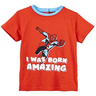CERDÁ LIFE'S LITTLE MOMENTS unisex barn Camiseta Corta Single Jersey Spiderman Undertröja CERDÁ LIFE'S LITTLE MOMENTS unisex barn Camiseta Corta Single Jersey Spiderman Undertröja