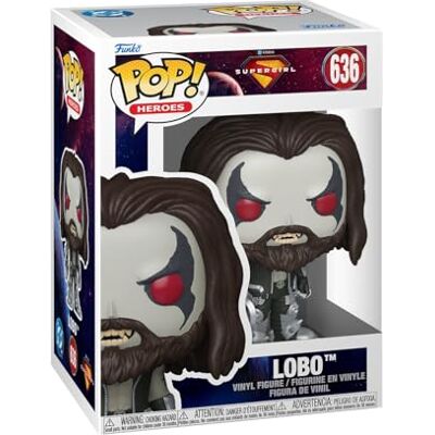 Funko POP! Movie: Supergirl Lobo samlarfigur vinylfigur presentidé officiell produkt leksaker för barn och vuxna figurmodell för samlare och display Funko POP! Movie: Supergirl Lobo samlarfigur vinylfigur presentidé officiell produkt leksaker för barn och vuxna figurmodell för samlare och display