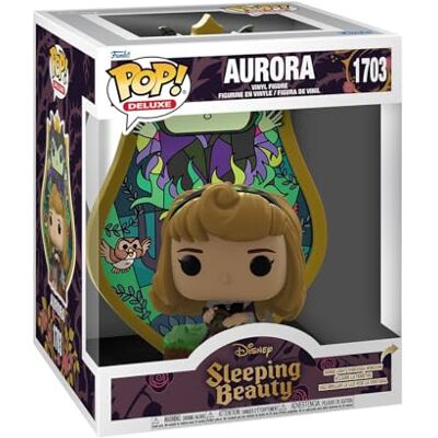 Funko POP! Deluxe: Törnrosa Aurora (glas) Samlarobjekt vinylfigur Presentidé Officiella varor Leksaker för barn och vuxna Filmfans Modellfigur för samlare och display Funko POP! Deluxe: Törnrosa Aurora (glas) Samlarobjekt vinylfigur Presentidé Officiella varor Leksaker för barn och vuxna Filmfans Modellfigur för samlare och display