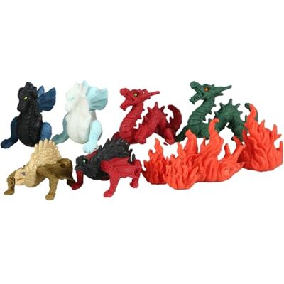 Iwako Dragon – tema suddgummi blisterkort Iwako Dragon – tema suddgummi blisterkort