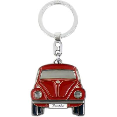 BRISA VW Collection – Volkswagen emalj metall nyckelring tillbehör nyckelhållare i skalbagge insektsdesign (fram/röd) BRISA VW Collection – Volkswagen emalj metall nyckelring tillbehör nyckelhållare i skalbagge insektsdesign (fram/röd)