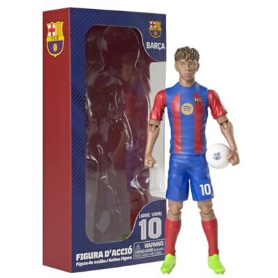 Megableu YAMAL Foot-figur 20 cm stor realistisk och ledad fotbollsspelare officiell licens 10 artikulationspunkter FC Barcelona fotbollsleksak L Yamal-fans presentidé Megableu YAMAL Foot-figur 20 cm stor realistisk och ledad fotbollsspelare officiell licens 10 artikulationspunkter FC Barcelona fotbollsleksak L Yamal-fans presentidé