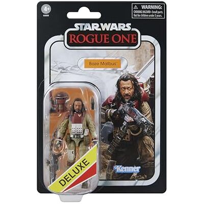 Star Wars Vintage Collection Baze Malbus, Rogue One: A Story, förstklassig deluxeactionfigur på 9,5 cm för samlare Star Wars Vintage Collection Baze Malbus, Rogue One: A Story, förstklassig deluxeactionfigur på 9,5 cm för samlare