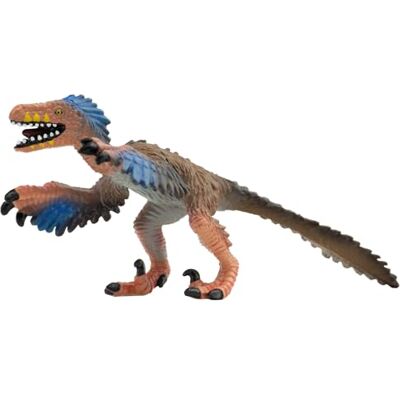 Bullyland 61312 – Leksaksfigur Velociraptor, ca 10 cm stor dinosaurie, detaljrik, perfekt som en liten gåva för barn från 3 år Bullyland 61312 – Leksaksfigur Velociraptor, ca 10 cm stor dinosaurie, detaljrik, perfekt som en liten gåva för barn från 3 år