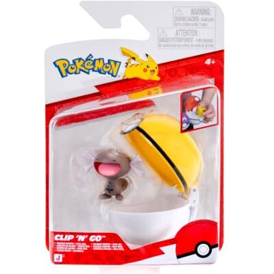 Pokémon PKW4610 Clip N´Go Paldean Wooper w. Level Ball W24 Compatible with Pokemon 5cm Batlle Figure Pokémon PKW4610 Clip N´Go Paldean Wooper w. Level Ball W24 Compatible with Pokemon 5cm Batlle Figure