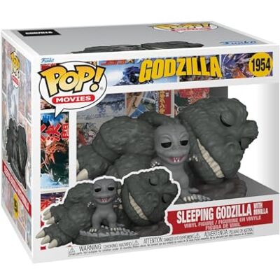 Funko Pop! Super: Godzilla Godzilla Sleep Samling Vinylfigur Presentidé Officiell Merchandising Leksaker för Barn Och Vuxna Sci-Fi Fans Samlarfigur Funko Pop! Super: Godzilla Godzilla Sleep Samling Vinylfigur Presentidé Officiell Merchandising Leksaker för Barn Och Vuxna Sci-Fi Fans Samlarfigur