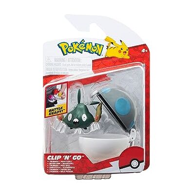 Pokémon Pokemon PKW3140 Clip'n'Go Poké Balls-Unratütox & Schwerball, svart Pokémon Pokemon PKW3140 Clip'n'Go Poké Balls-Unratütox & Schwerball, svart