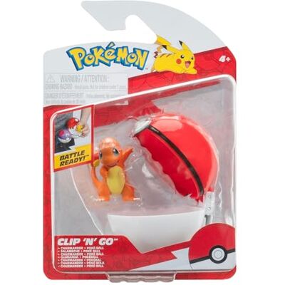 Pokémon PKW – Clip 'N' Go (Charmander #1 med Pokéboll) W18 Pokémon PKW – Clip 'N' Go (Charmander #1 med Pokéboll) W18
