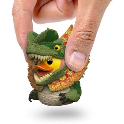 TUBBZ Mini: Jurassic World Dilophosaurus Som Cosplayande Badanka i Vinyl TUBBZ Mini: Jurassic World Dilophosaurus Som Cosplayande Badanka i Vinyl