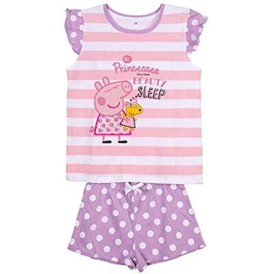 CERDÁ LIFE'S LITTLE MOMENTS Peppa Pig bomull 100% bomull 2 delar [ t-shirt + pyjamasbyxor för flickor, officiell Hasbro-licens, rosa, 6 år för flickor, Rosa, 6 år CERDÁ LIFE'S LITTLE MOMENTS Peppa Pig bomull 100% bomull 2 delar [ t-shirt + pyjamasbyxor för flickor, officiell Hasbro-licens, rosa, 6 år för flickor, Rosa, 6 år