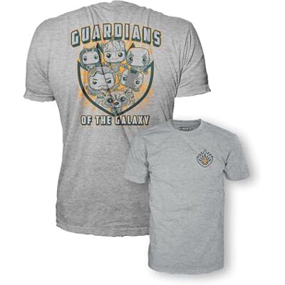 Funko Boxed Tee: Guardians Of the Galaxy 3- Finale Group Finale L T-shirt Kläder Present Kortärmad topp för vuxna unisex män och kvinnor Officiella varor Filmfans Funko Boxed Tee: Guardians Of the Galaxy 3- Finale Group Finale L T-shirt Kläder Present Kortärmad topp för vuxna unisex män och kvinnor Officiella varor Filmfans