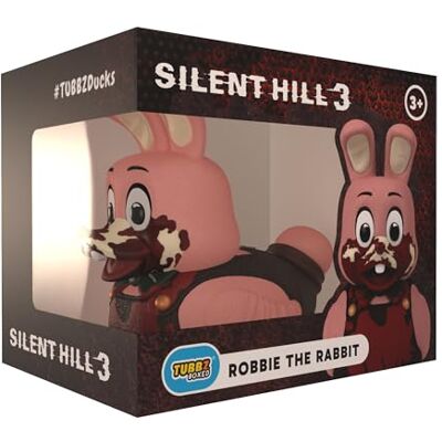 TUBBZ Boxed Edition: Silent Hill Robbie the Rabbit Cosplaying Gummianka Vinylfigur Officiellt samlarobjekt för fans av Silent Hill TUBBZ Boxed Edition: Silent Hill Robbie the Rabbit Cosplaying Gummianka Vinylfigur Officiellt samlarobjekt för fans av Silent Hill
