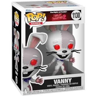Funko Pop! Games: Five Nights At Freddy's (FNAF) 's HW2- Vanny Vannie Samling Vinylfigur Presentidé Officiell Merchandising Leksaker för Barn Och Vuxna Videospel Fans Funko Pop! Games: Five Nights At Freddy's (FNAF) 's HW2- Vanny Vannie Samling Vinylfigur Presentidé Officiell Merchandising Leksaker för Barn Och Vuxna Videospel Fans