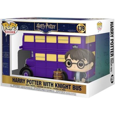 Funko Pop! Ride Super Deluxe: Harry Potter Knight Bus Samling Vinylfigur Presentidé Officiell Merchandising Leksaker för Barn Och Vuxna Filmfans Funko Pop! Ride Super Deluxe: Harry Potter Knight Bus Samling Vinylfigur Presentidé Officiell Merchandising Leksaker för Barn Och Vuxna Filmfans