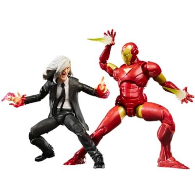 Marvel Legends Series Iron Man (Extremis) och ’s Mandarin, Avengers-figurer på 15 cm för samlare från serietidningarna Marvel Legends Series Iron Man (Extremis) och ’s Mandarin, Avengers-figurer på 15 cm för samlare från serietidningarna