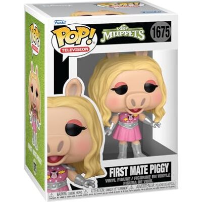 Funko Pop! TV: Muppets First Mate Miss Piggy The Muppets Vinylsamlarfigur Presentidé Officiell Merchandising Leksaker för barn och vuxna Comedy Fans Funko Pop! TV: Muppets First Mate Miss Piggy The Muppets Vinylsamlarfigur Presentidé Officiell Merchandising Leksaker för barn och vuxna Comedy Fans
