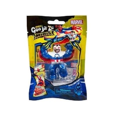 Grandi Giochi Goo Jit Zu Marvel Minis, 6 st 7 cm blandade minifigurer, GJM00100 Grandi Giochi Goo Jit Zu Marvel Minis, 6 st 7 cm blandade minifigurer, GJM00100