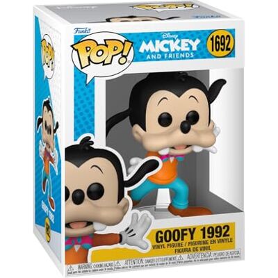 Funko Pop! Disney: Goofy Through The Ages 1992 Vinylfigur Samling Presentidé Officiell Merchandising Leksaker för Barn Och Vuxna Tecknat/Animationsfans Funko Pop! Disney: Goofy Through The Ages 1992 Vinylfigur Samling Presentidé Officiell Merchandising Leksaker för Barn Och Vuxna Tecknat/Animationsfans