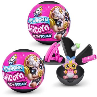 5 Surprise 5 Överraskning Enhörning Trupp Serie 6 Nyfödd Enhörning Glow Squad Mysterium Samlarobjekt Kapsel (2-pack) 5 Surprise 5 Överraskning Enhörning Trupp Serie 6 Nyfödd Enhörning Glow Squad Mysterium Samlarobjekt Kapsel (2-pack)