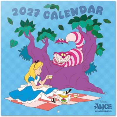 Grupo Erik Disney Alice In Wonderland Wall Calendar 2027 UK Gifts, Merch Official Disney Alice In Wonderland Calendar 2027 Square Wall Planner Month to View, Family Calendar 2027 UK Merchandise Grupo Erik Disney Alice In Wonderland Wall Calendar 2027 UK Gifts, Merch Official Disney Alice In Wonderland Calendar 2027 Square Wall Planner Month to View, Family Calendar 2027 UK Merchandise