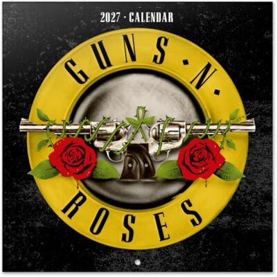 Grupo Erik Guns N Roses Wall Calendar 2027 UK Guns and Roses Gifts, Merch Official Guns N' Roses Calendar 2027 Square Wall Planner Month to View, Family Calendar 2027 UK Guns N Roses Merchandise Grupo Erik Guns N Roses Wall Calendar 2027 UK Guns and Roses Gifts, Merch Official Guns N' Roses Calendar 2027 Square Wall Planner Month to View, Family Calendar 2027 UK Guns N Roses Merchandise