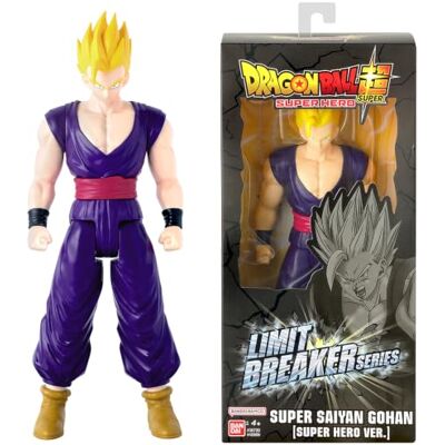 BANDAI – Dragon Ball – actionfiguren Super Saiyan Goham Limit Breakers – inspirerad av Dragon TV-serien – artikulerad och flerfärgad – modell 40906 BANDAI – Dragon Ball – actionfiguren Super Saiyan Goham Limit Breakers – inspirerad av Dragon TV-serien – artikulerad och flerfärgad – modell 40906