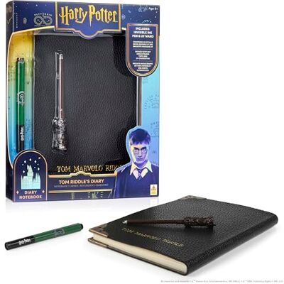 WOW! STUFF Collection Harry Potter Tom Riddle's dagbok anteckningsbok, hus Slytherin-penna och UV-trollstav Officiell Wizarding World – Harry Potter-fanartiklar, leksaker och samlarobjekt WOW! STUFF Collection Harry Potter Tom Riddle's dagbok anteckningsbok, hus Slytherin-penna och UV-trollstav Officiell Wizarding World – Harry Potter-fanartiklar, leksaker och samlarobjekt